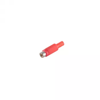S CONN maximum connectivity RCA jungtis moteriška-moteriška raudona 51500-R
