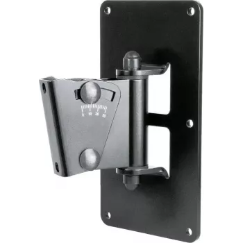 König & Meyer 24481 sieninis gitaros laikiklis akustinėms, elektrinėms ir bosinėms gitaroms, juodas, plieninis, 25 kg apkrova 24481-000-55