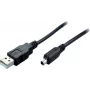 SHIVERPEAKS USB 2.0 Mini kabelis, USB-A male į Mini USB-B male, 2,0 m, juodas 11004996