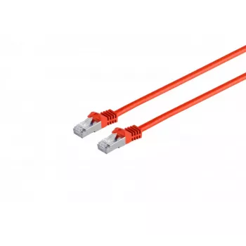 Exertis Connect 79305R Cat6a S/FTP komutacinis laidas RJ45–RJ45, 5 m, be halogenų, formuotas, be fiksatoriaus, raudonas