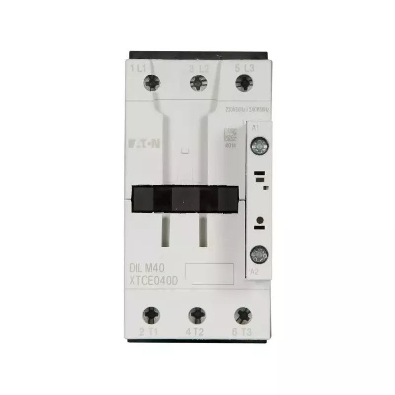 Eaton DILM32-01 galios kontaktorius, 3 polių, 32 A, 230 V AC 50 Hz / 240 V AC 60 Hz ritė, 1 NC pagalbinis kontaktas 277292