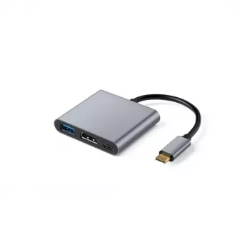 SHIVERPEAKS BS14-05029 USB-C daugiafunkcis doko stotelė 3-in-1, HDMI, Power Delivery, USB 3.0 šakotuvas