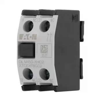 EATON DILM150-XHI11 pagalbinis kontaktų blokas, 1NO+1NC, priekinis montavimas, skirta DILM150-DILM500 kontaktoriams 277946