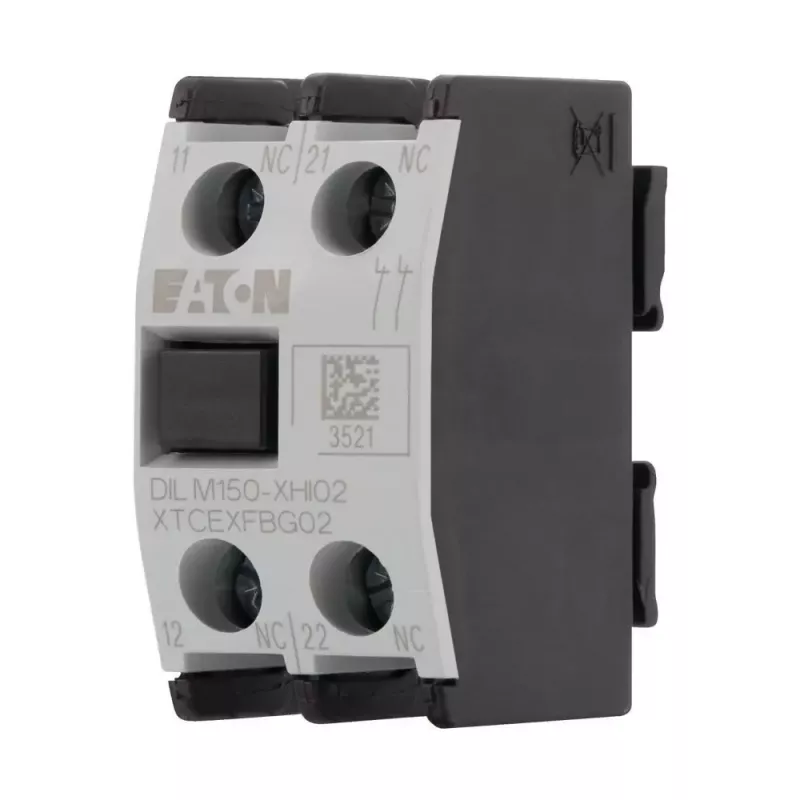 EATON DILM150-XHI11 pagalbinis kontaktų blokas, 1NO+1NC, priekinis montavimas, skirta DILM150-DILM500 kontaktoriams 277946