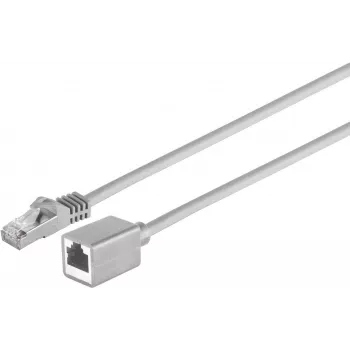 S CONN MAXIMUM CONNECTIVITY Cat.7 S/FTP PIMF tinklo prailginimo kabelis, RJ45 kištukas į lizdą, be halogenų, pilkas, 10 m 08-62070