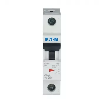 Eaton FAZ-C6/1 C tipo automatinis grandinės pertraukiklis 6 A 1 polius 278555