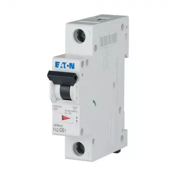 Eaton FAZ-C6/1 C tipo automatinis grandinės pertraukiklis 6 A 1 polius 278555