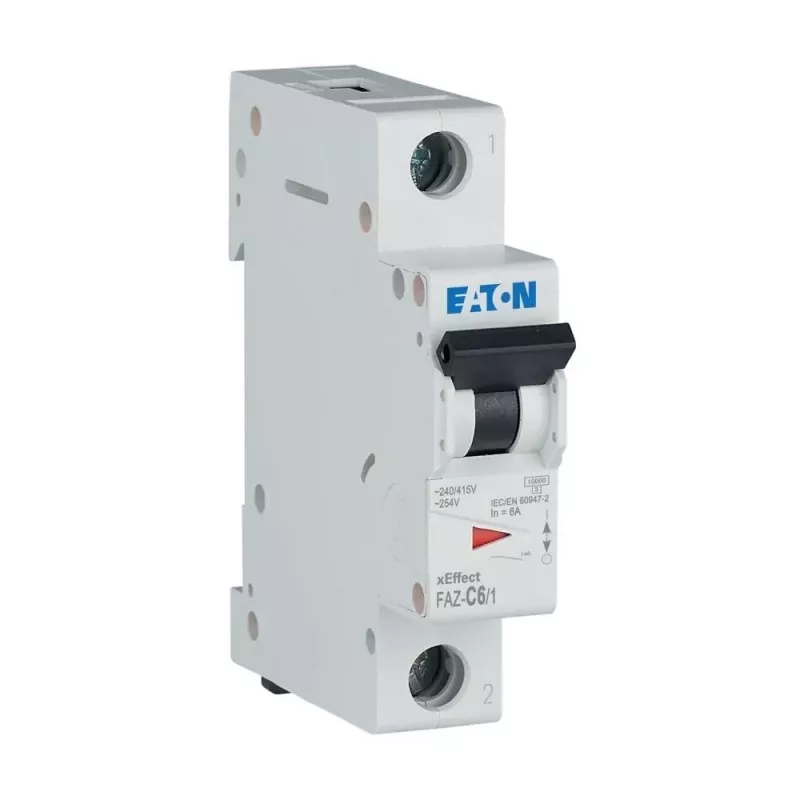 Eaton FAZ-C6/1 C tipo automatinis grandinės pertraukiklis 6 A 1 polius 278555
