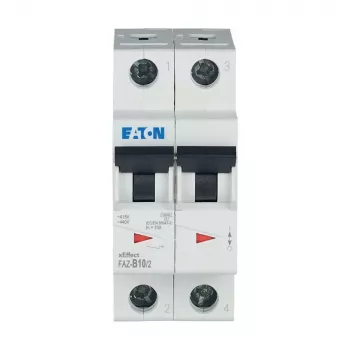 Eaton FAZ-B10/2 automatinis jungiklis B tipo 10A 2 polių 6kA 278730