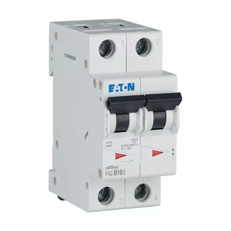 Eaton FAZ-B10/2 automatinis jungiklis B tipo 10A 2 polių 6kA 278730