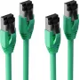 S CONN Maximum Connectivity Cat. 8.1 F/FTP PIMF LSZH komutacinis kabelis, 7,5 m, žalias, 2 vnt. SC08-41063-2