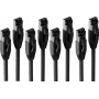 S/CONN maximum connectivity BASIC-S komutacinis kabelis Cat. 8.1 F/FTP PIMF LSZH juodas 7,5 m (4 vnt.) SC08-41065-4