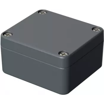 Bopla universali dėžutė 58 x 64 x 34 mm aliuminis sidabriškai pilka (RAL 7001) A 101 01101000.MT2