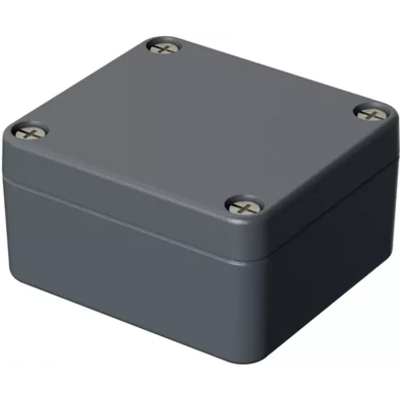 Bopla universali dėžutė 58 x 64 x 34 mm aliuminis sidabriškai pilka (RAL 7001) A 101 01101000.MT2