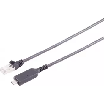 S CONN MAXIMUM CONNECTIVITY USB-C į RJ45 Gigabit LAN adapterio kabelis 1,5 m juodas (13-51155)