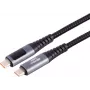 S CONN MAXIMUM CONNECTIVITY USB-C įkrovimo kabelis, 2.0, 240W PD, A/V/W ekranas, 2m (14-59035)