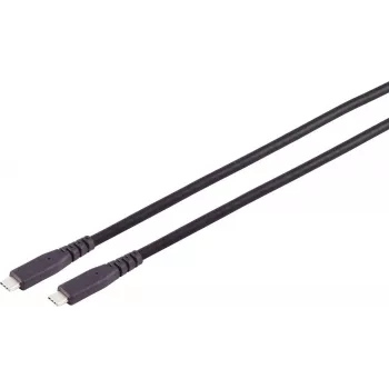 S CONN MAXIMUM CONNECTIVITY USB-C į USB-C kabelis 3.2 Gen 2x2, 3,0 m, juodas, 20Gbps, 100W PD, 4K@60Hz 13-57045