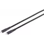 S CONN MAXIMUM CONNECTIVITY USB-C į USB-C kabelis 3.2 Gen 2x2, 3,0 m, juodas, 20Gbps, 100W PD, 4K@60Hz 13-57045