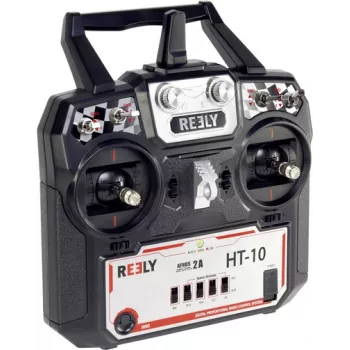 Reely HT-10 10 kanalų 2.4 GHz radijo siųstuvas su R1000 imtuvu 1518204