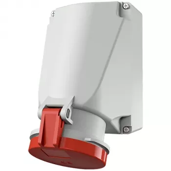 MENNEKES PowerTOP Xtra sieninė rozetė 63A 5p 6h 400V IP44 raudona 21253A