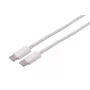 S CONN MAXIMUM CONNECTIVITY USB-C į USB-C pintas įkrovimo kabelis, 60W PD, 1m, baltas 14-21026