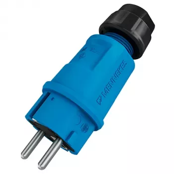 Mennekes SCHUKO kištukas 16A 2P+PE IP54 mėlynas (152092)