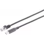 S CONN MAXIMUM CONNECTIVITY USB-A į RJ45 Gigabit Ethernet adapterio kabelis, 5m, aliuminis, juodas 14-52055