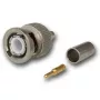 Telegärtner BNC crimp plug 50 Ohm, skirtas RG-58 C/U, tiesus, auksu/nikeliu dengtas, 1 vnt. J01000A1255Z