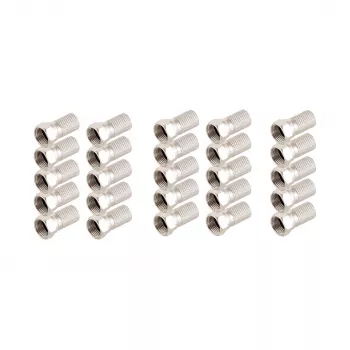 SHIVERPEAKS BASIC-S F- jungtis 7,2 mm su sandarinimo žiedu ir didele veržle, 25 vnt. BS85010-R-SET25