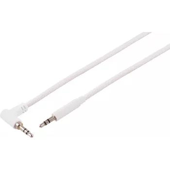S CONN MAXIMUM CONNECTIVITY 3,5 mm kampuotas į tiesų TRS audio kabelis, baltas, 2 m 14-07036