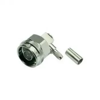Telegärtner N tipo 90° kampinis crimp jungtis, skirta RG-223/U, RG-142 B/U kabeliams (J01020A0036)