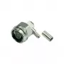 Telegärtner N tipo 90° kampinis crimp jungtis, skirta RG-223/U, RG-142 B/U kabeliams (J01020A0036)
