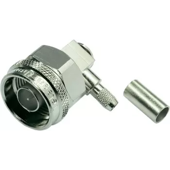 Telegärtner N tipo 90° kampinis crimp jungtis, skirta RG-223/U, RG-142 B/U kabeliams (J01020A0036)