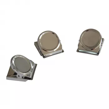 FRANKEN HMC35 magnetinis sąvaržėlė, 40 x 35 mm, 500 g laikymo jėga, sidabrinė