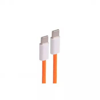 shiverpeaks USB-C įkrovimo kabelis 2.0, 60W, oranžinis, tekstilinis, 0,5m (BS14-21017)