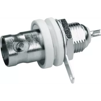 Telegärtner BNC skydinis lizdas, izoliuotas 75 Ohm, baltos izoliacinės tarpinės, 1 vnt. (J01003B1286)