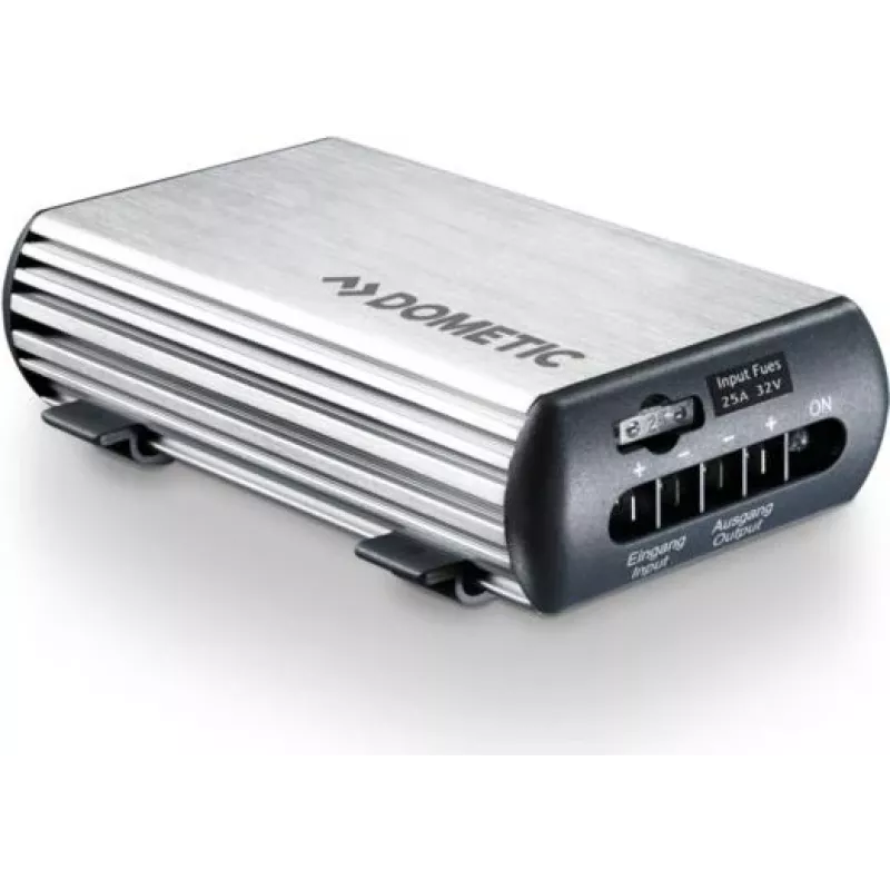Dometic PerfectCharge DCDC 24 maitinimo šaltinis ir įtampos keitiklis patalpoms, sidabrinis (9600000040)