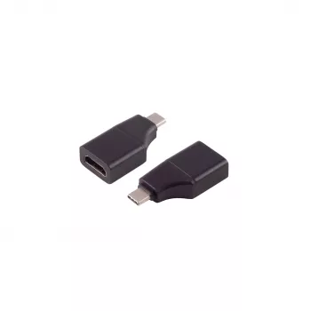 SHIVERPEAKS USB-C į HDMI adapteris 4K60Hz, USB-C vyriškas į HDMI moterišką, 0,15m, juodas (BS14-05055)