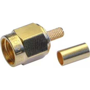 TELEGÄRTNER SMA kištukas, crimp/lituoti, G08 (RD-316) kabeliui, auksuotas J01150A0021