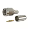 Telegärtner SMA jungtis, tiesus kištukas, 50 omų, crimp/solder, skirta RG-58, RG-142, RG-223, LMR-240, J01150A0049