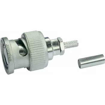 Telegärtner BNC kabelio kištukas Crimp G07 / G29 50 Ohm, Professional, skirtas RG-316/U ir 0.45/1.4, 1 vnt. J01000A1294