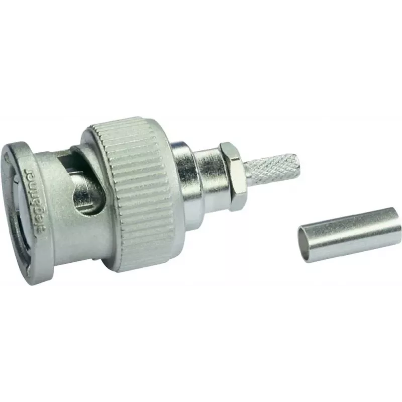 Telegärtner BNC kabelio kištukas Crimp G07 / G29 50 Ohm, Professional, skirtas RG-316/U ir 0.45/1.4, 1 vnt. J01000A1294
