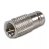 TELEGÄRTNER J01008F0068 BNC lizdas – FME kištukas koaksialinis adapteris, 50 omų, tiesus, nikeliuotas žalvaris
