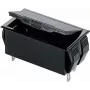 Bopla baterijų laikiklis 2 AA (Mignon) elementams, 9V bloko jungtis, litavimo kontaktai, 65 x 37 x 21,5 mm, juodas 46300000