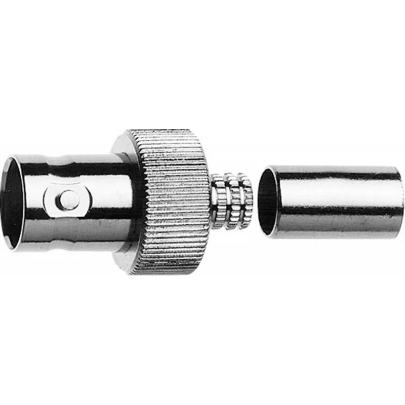 Telegärtner BNC lizdinis suspaudžiamasis jungtis 75 omų, crimp/crimp, G41 kabelių grupei (0,6/2,8-4,7 mm), 5 vnt. J01003A0048