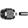 TELEGÄRTNER UHF kištukas, crimp tipo jungtis RG 214/U kabeliui, 5 vnt. (J01040A0010)