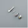 Telegärtner FME moteriškas crimp jungtis RG-316/U kabeliui, 50 Ohm, nikelis/auksas, 1 vnt. J01701A0008Z