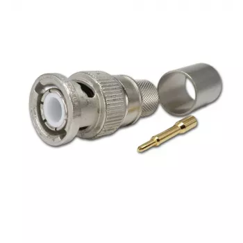 Telegärtner BNC kištukas RG213/U, 50 Ohm, crimp, nikelis/auksas