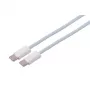 S CONN MAXIMUM CONNECTIVITY USB-C įkrovimo kabelis, 2.0, 240W, mėlynas, tekstilinis, 1,5 m (14-22151)