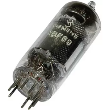 SIEMENS EBF 89 = 6 DC 8 Dviejų diodų kintamojo stiprinimo pentodas, Noval pagrindas, 9 kontaktai